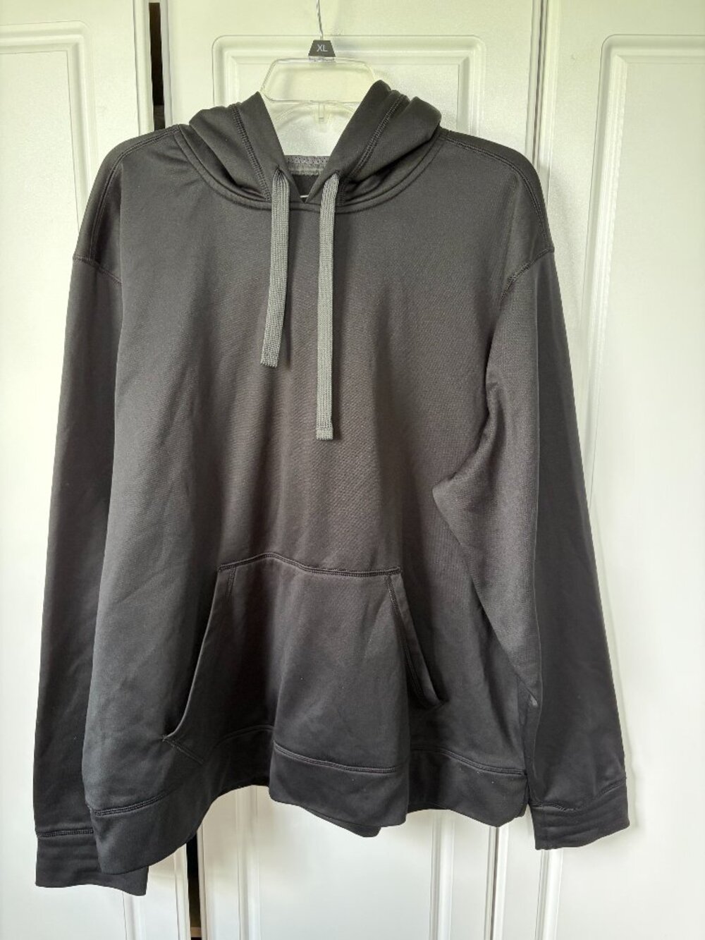 mens Champion fleece lined black hoodie size xl extra large